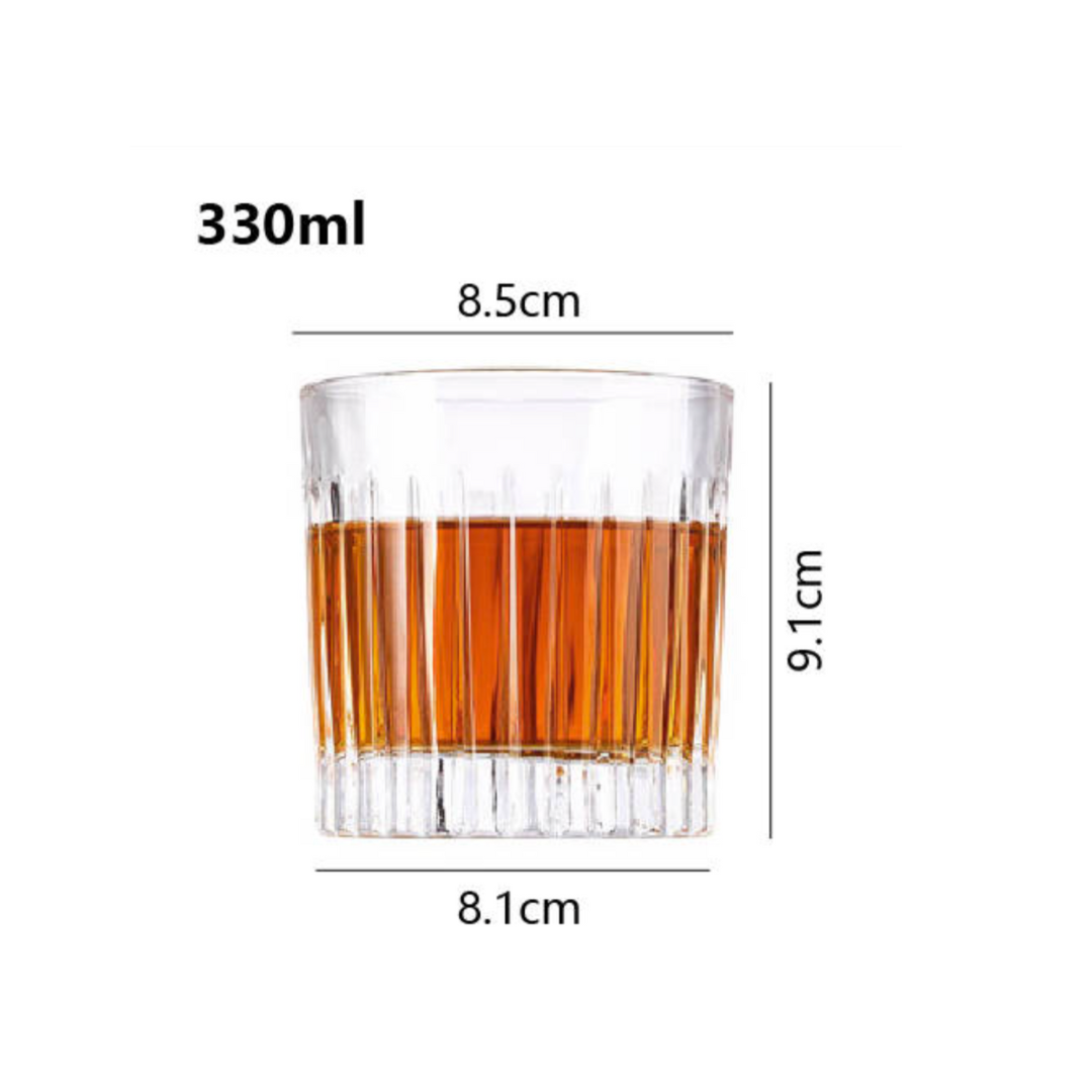 Set of 2x "Aviator" Glasses (330ml)